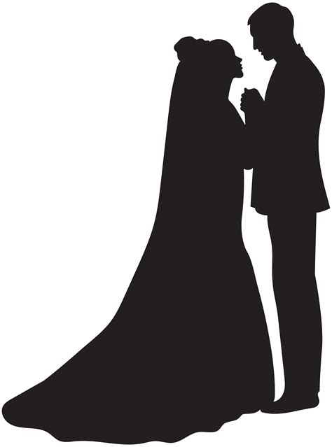 Images Of Bride Silhouette Clip Art Free