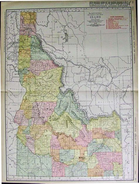 Prints Old And Rare Idaho Antique Maps And Prints