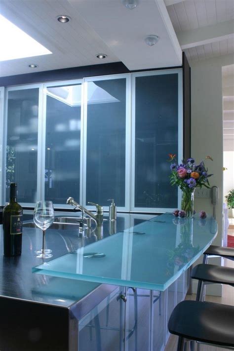 Showcase your favorite items — glass cabinet doors in your kitchen allow you to showcase all of your favorite and beloved items. Ideas On Installing The Best Frosted Glass Cabinets In Your Kitchen - Decor Around The World