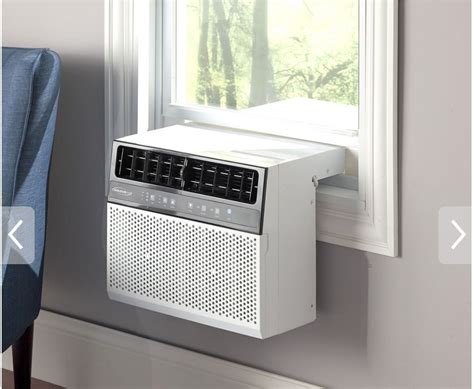 The Over The Sill Low Profile Air Conditioner Hammacher Schlemmer