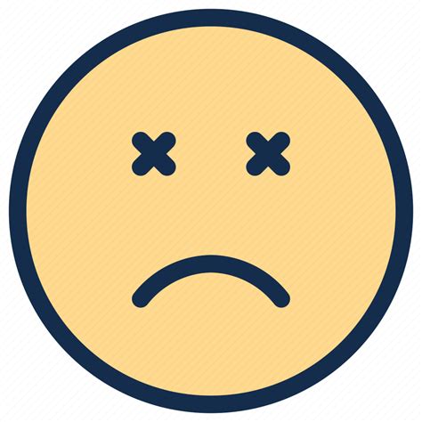 Dead Emoji Emoticon Emotion Sad Icon Download On Iconfinder