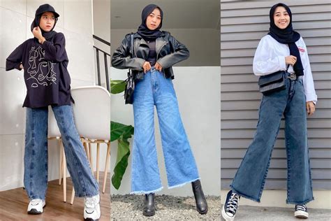 Pilihan Baju Yang Cocok Untuk Celana Kulot Hijab Kamu Perlu Coba