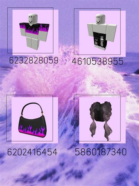 Purple Aesthetic Outfit Codes In Coding Roblox My Xxx Hot Girl