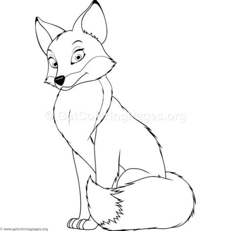 Fox Coloring Pages Fox Coloring Page Zoo