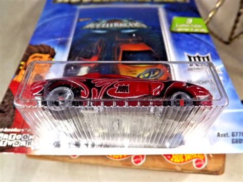 Hot Wheels Acceleracers Metal Maniacs Hollowback Red W Gray Co Mold Sp Ebay