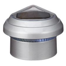 We also offer round solar post caps by classy caps. NOMA Chain-Link Fence Post Light, 2-pk | Canadian Tire