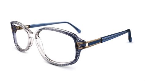 Specsavers Womens Glasses Margrethe Blue Oval Plastic Frame 249