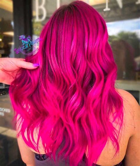 Capelli Fucsia Molto Acceso Bold Hair Color Hair Color Pink Magenta Hair