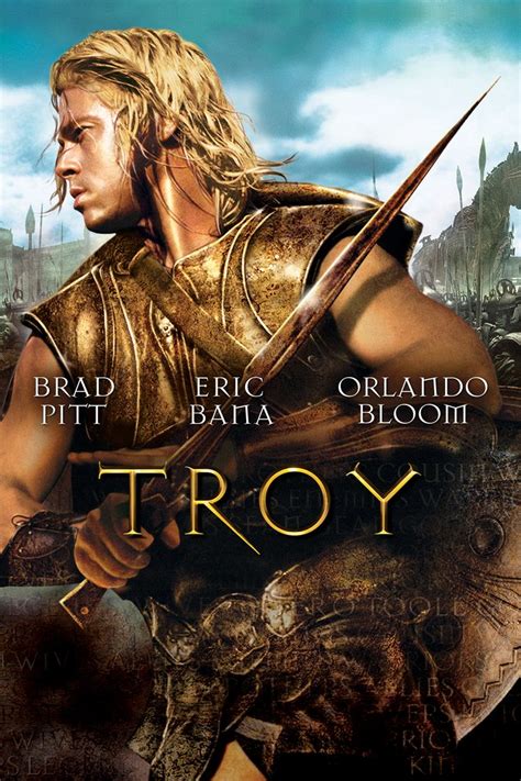 Troy Movie Poster Brad Pitt Eric Bana Orlando Bloom Movie Poster Artwork Finder Troy