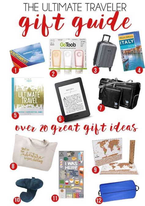 I always have trouble on deciding what to get as gifts for friends and this list just saved me a lot of headaches! 20 Great Gifts for Travelers