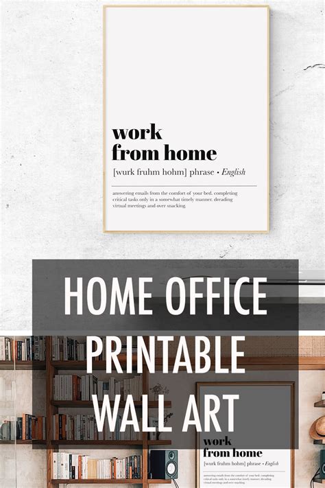 Printable Wall Art For Your Home Office Set Up Home Office Ideas For