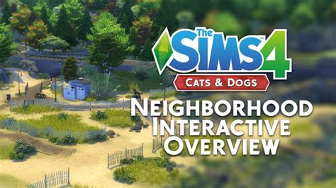 The Sims 4 Cats And Dogs Brindleton Bay Interactive Neighborhood Overview