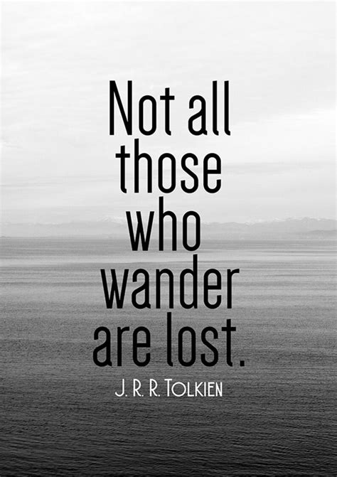 Not All Those Who Wander Are Lost Tolkien Poster Tolkien Etsy
