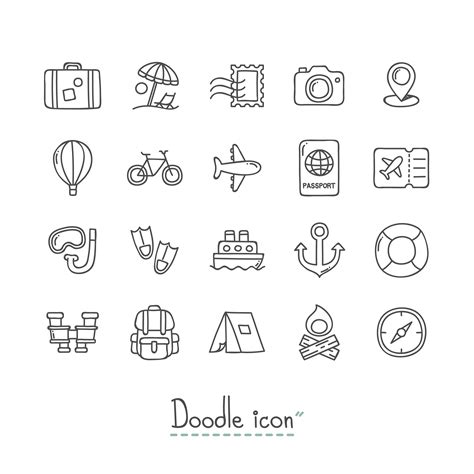 Travel Icons Vector Art Icons And Graphics For Free Download