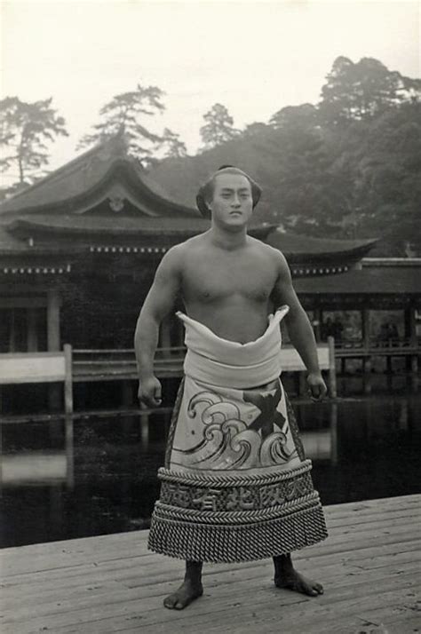 Sumo Wrestler Ca 1910 Japanese Warrior Sumo Wrestler Japan