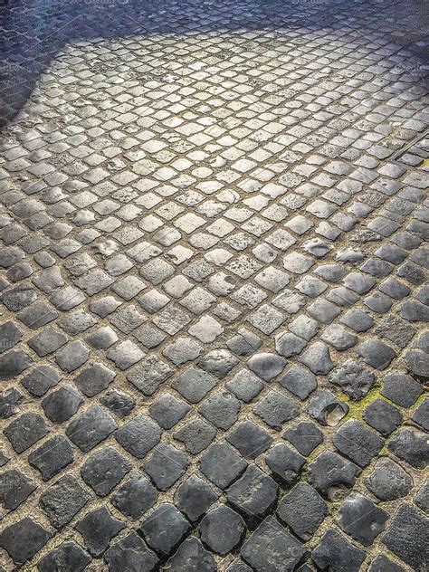 Cobblestone Pavement Stock Photo Containing Square And Peter