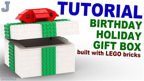 Lego Birthday Holiday Christmas Present T Box Tutorial Youtube
