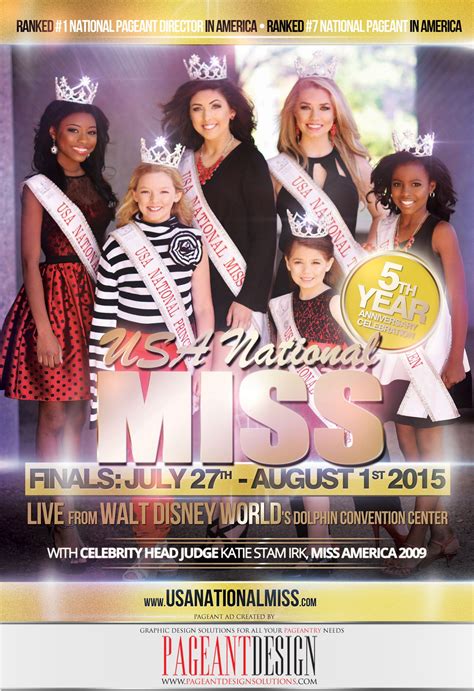 Promo Flyer Designed For The 2015 United National Miss Pageant