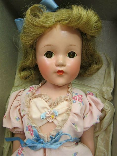 Mib Vtg Effanbee Anne Shirley Compo Doll 20 Little Lady Peignoir Set Orig Box Effanbee My