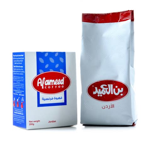 Al Ameed Gourmet French Ground Coffee Dark Roast Munaty