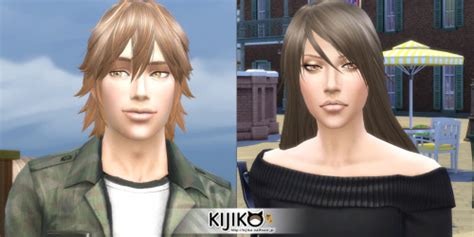 Kijiko New Hairstyles For The Sims 4 Spiky Layered