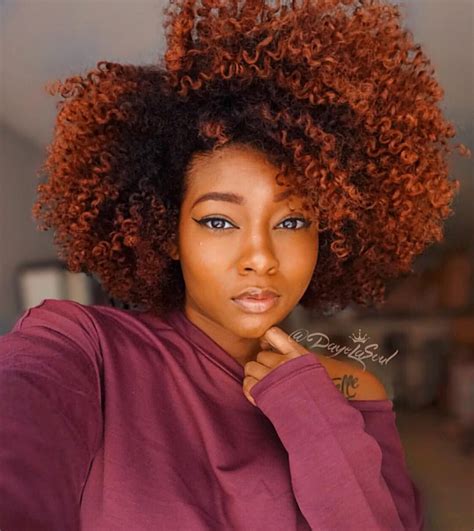 Copper Orange Natural Curls Hair 193 Likes 11 Comments Hair Bae Daye
