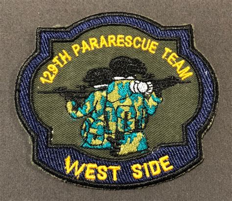 The Usaf Rescue Collection Usaf 129th Rqs Pararescue Team Patch