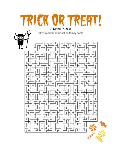 22+ Halloween Activity Sheets And Printables | Homecolor : Homecolor