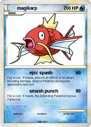 Pokémon Magikarp 1517 1517 Epic Spash My Pokemon Card