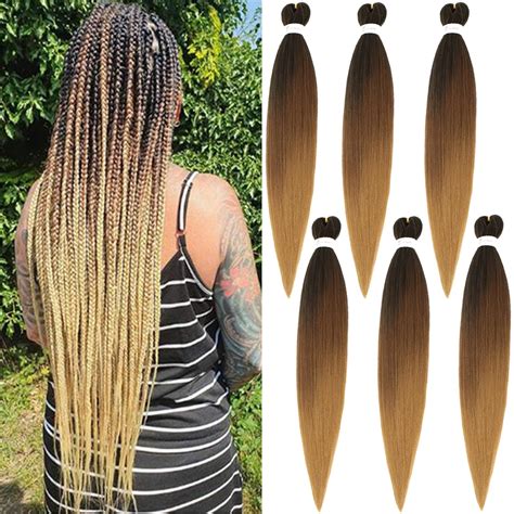 Buy Wigenius Long Pre Stretched Braiding Hair Ombre 30 Inch Easy Braid