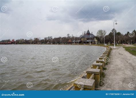 Panorama Of Palic Lake Or Palicko Jezero In Palic Serbia With The