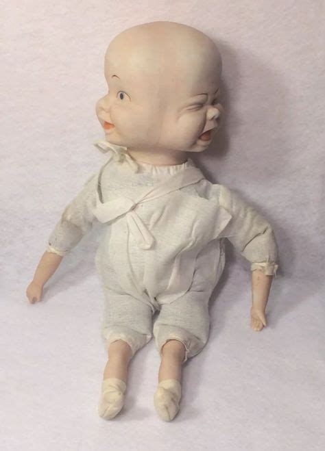 Vintage Weird Creepy Three Face Porcelain Doll Swivel Headlooks