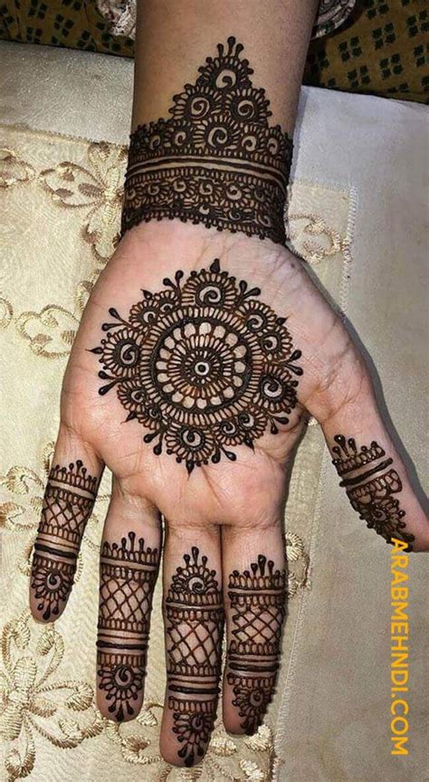 Arabic Mehndi Design Images Photos Front Hand Top Style