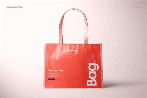 Well organized layers as in all of other creatsy mockups. Laminated Non-Woven Tote Bag Mockups on Behance