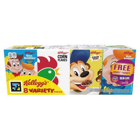 Kelloggs Breakfast Cereal Variety Pack 8 Boxes 190g £3 Compare Prices
