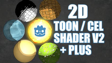 2d Cel Toon Shader V2 Plus Godot Shaders