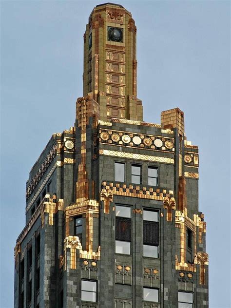 Edificio Del Carbono Y Carburo Chicago Illinois Usa Art Deco Art