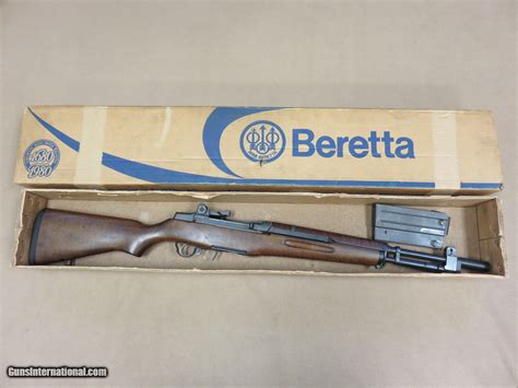 Beretta figured it would be cheaper and less time consuming to use the m1 garand as a planform on which to add upgrades to make the weapon better. 1980 Beretta Model BM62 .308 Caliber Semi-Auto Rifle w/ Box MINTY & RARE!!!!! SOLD