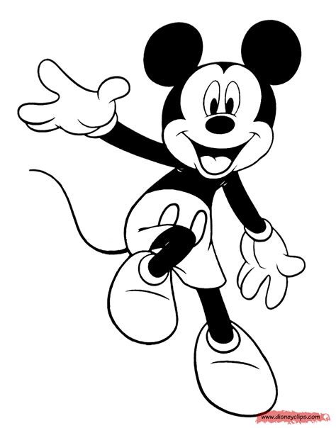 Coloring Pages Mickey Mouse