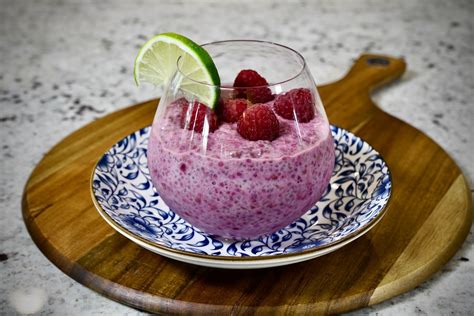 Raspberry Lime Chia Pudding The Whole Food Plant Based Cooking Show