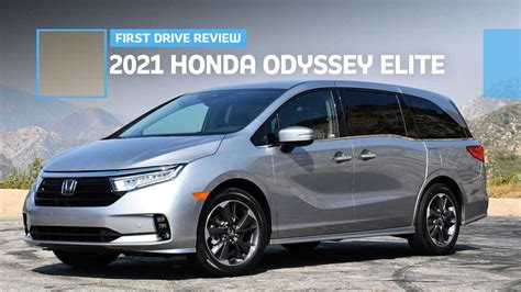 2021 Honda Odyssey First Drive Review The Future Looks Good