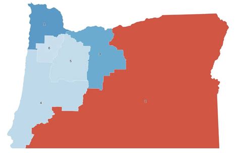 Oregon Democrats Propose A Congressional District Map That Would Likely