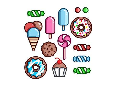 Sweets Candy Drawing Sweets Art Cute Food Drawings