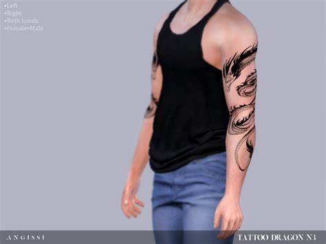 Sims 4 Male Tattoos Posted By Michelle Sellers