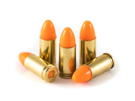 9mm Dummy Ammo Training Inert Rounds Brass Shell Case