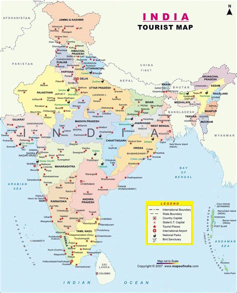Mapas Imprimidos De India Con Posibilidad De Descargar