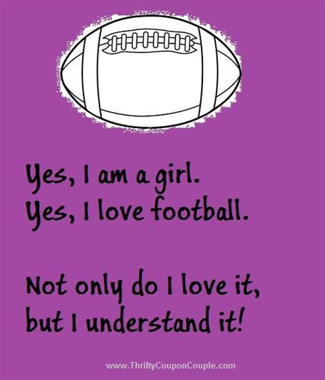 Girls That Love Football Quotes Quotesgram