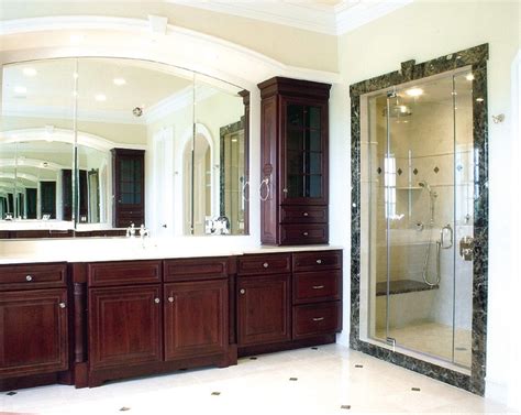 One way to customize your one way to customize your bathroom, no matter the style or size, is to install an oversized vanity mirror and mount a bathroom lighting fixture on top. Bathroom Custom Mirrors | Creative Mirror & Shower