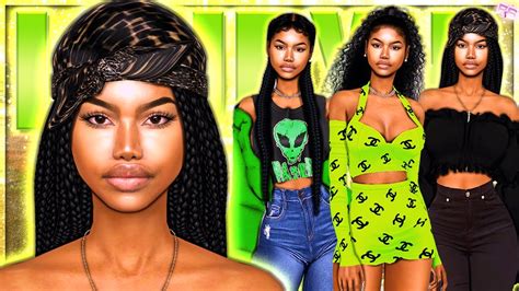 Lauryn Jennings 💅 Cc Folder And Sim Download Sims 4 Cas Youtube