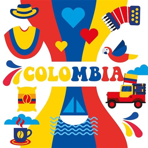 Premium Vector Illustration Of Colombia